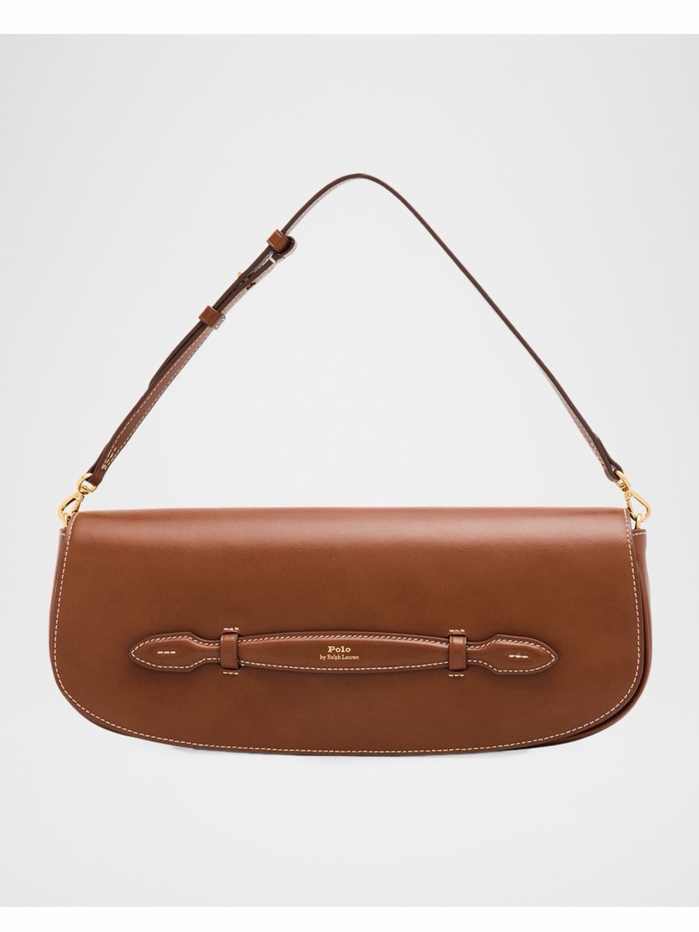 Ralph Lauren Bellport leather long flap clutch
